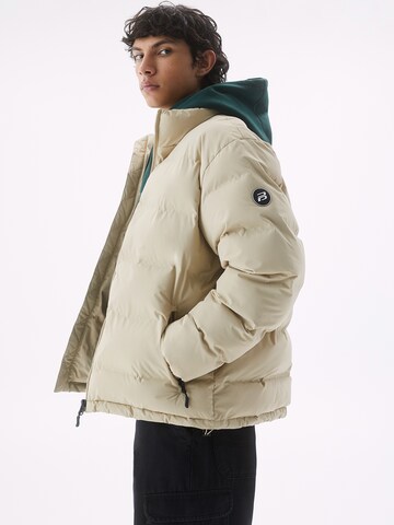 Pull&Bear Winter jacket in Beige