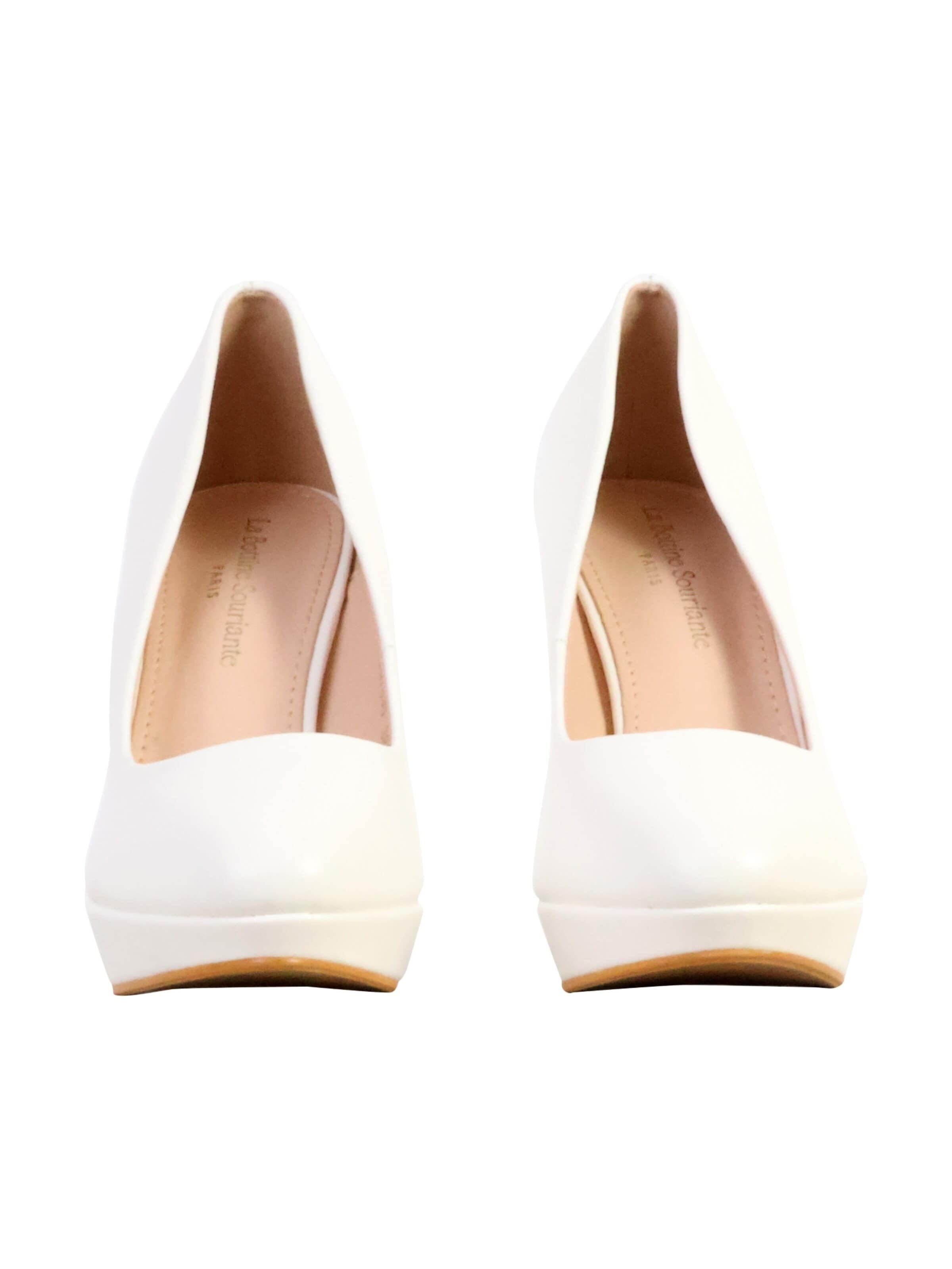 Super Mode Pumps 'Pumps mit Absatz von LBS' in White