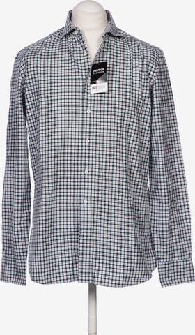 Hackett London Button Up Shirt in L in Green: front