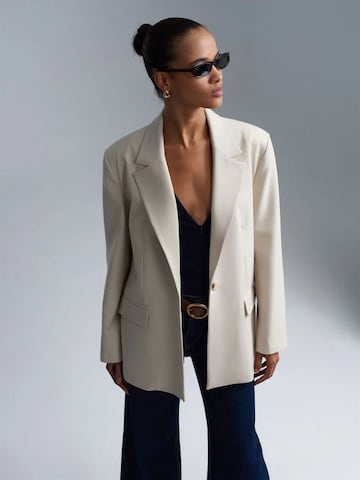Blazer Dilvin en blanc : devant