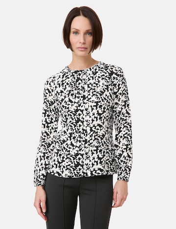 TAIFUN Blouse in Zwart: voorkant
