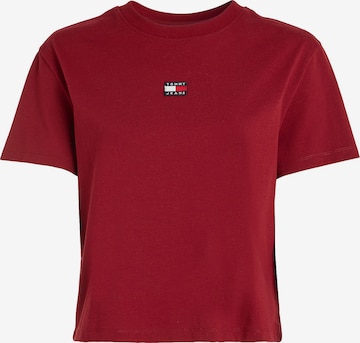 T-shirt 'Classic' Tommy Jeans en rouge : devant