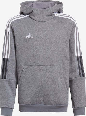 ADIDAS PERFORMANCE Sportsweatshirt 'Tiro 21' in Grau: front