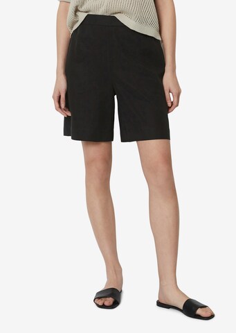 Marc O'Polo Loose fit Pants in Black: front