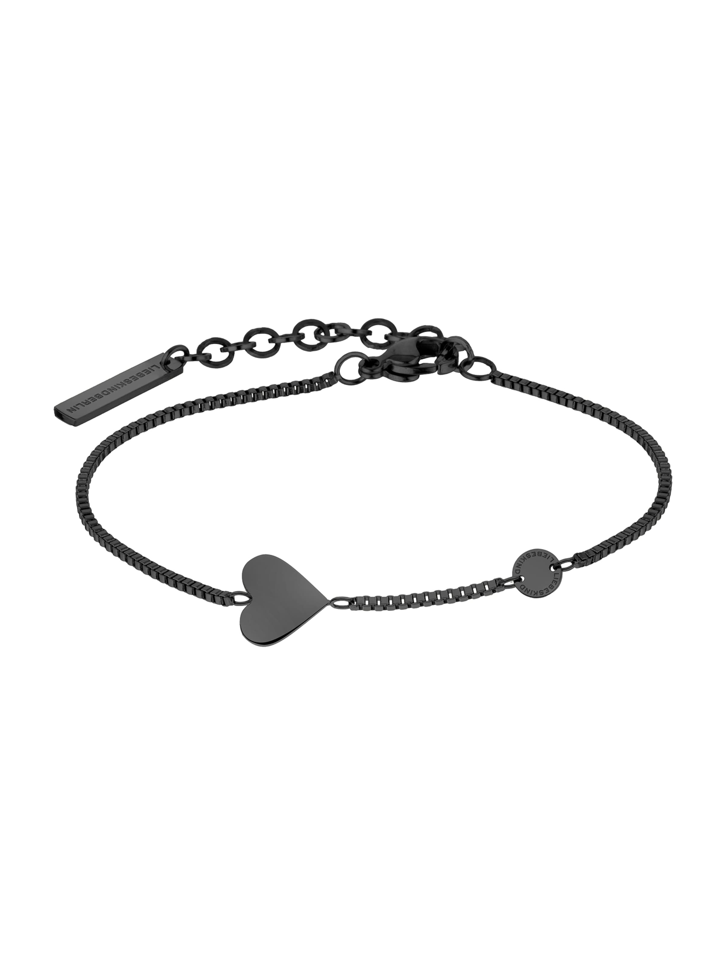 Braccialetto di Liebeskind Berlin in nero: frontale