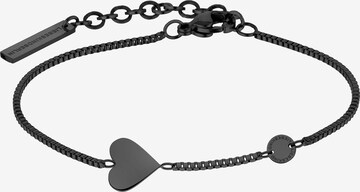 Bracelet Liebeskind Berlin en noir : devant