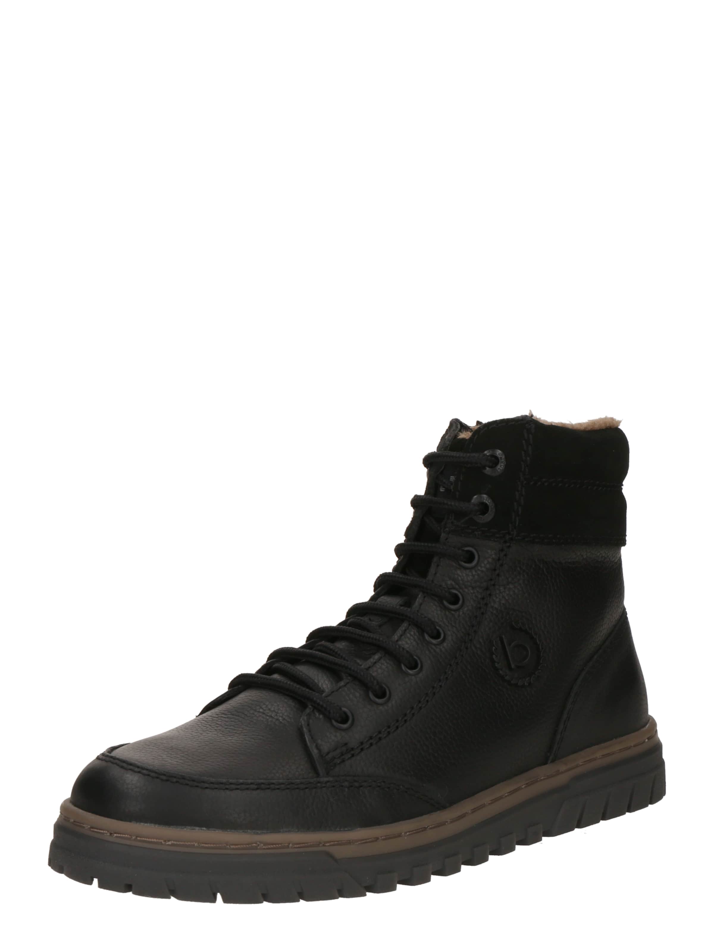 bugatti Šněrovací boty – černá: přední strana