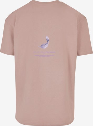 T-Shirt 'Vive la Liberte' Mister Tee en rose