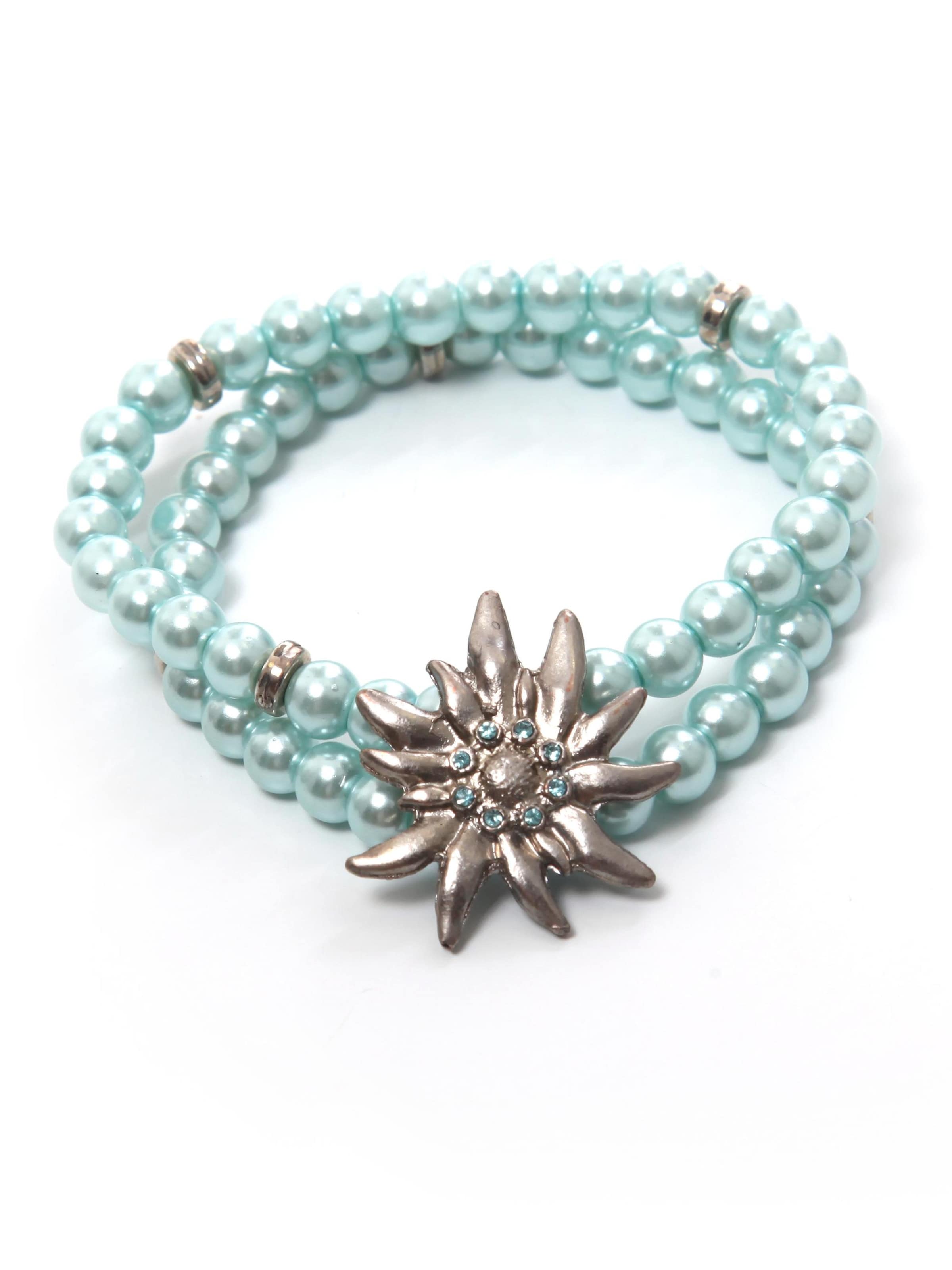 COLLEZIONE ALESSANDRO Bracelet 'Alea' in Blue: front