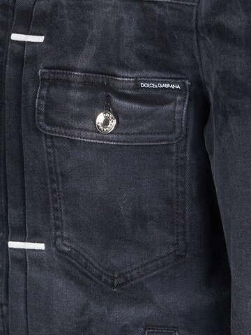 Giacca di mezza stagione 'Dolce & Gabbana Jeansjacke schwarz' di DOLCE & GABBANA in nero