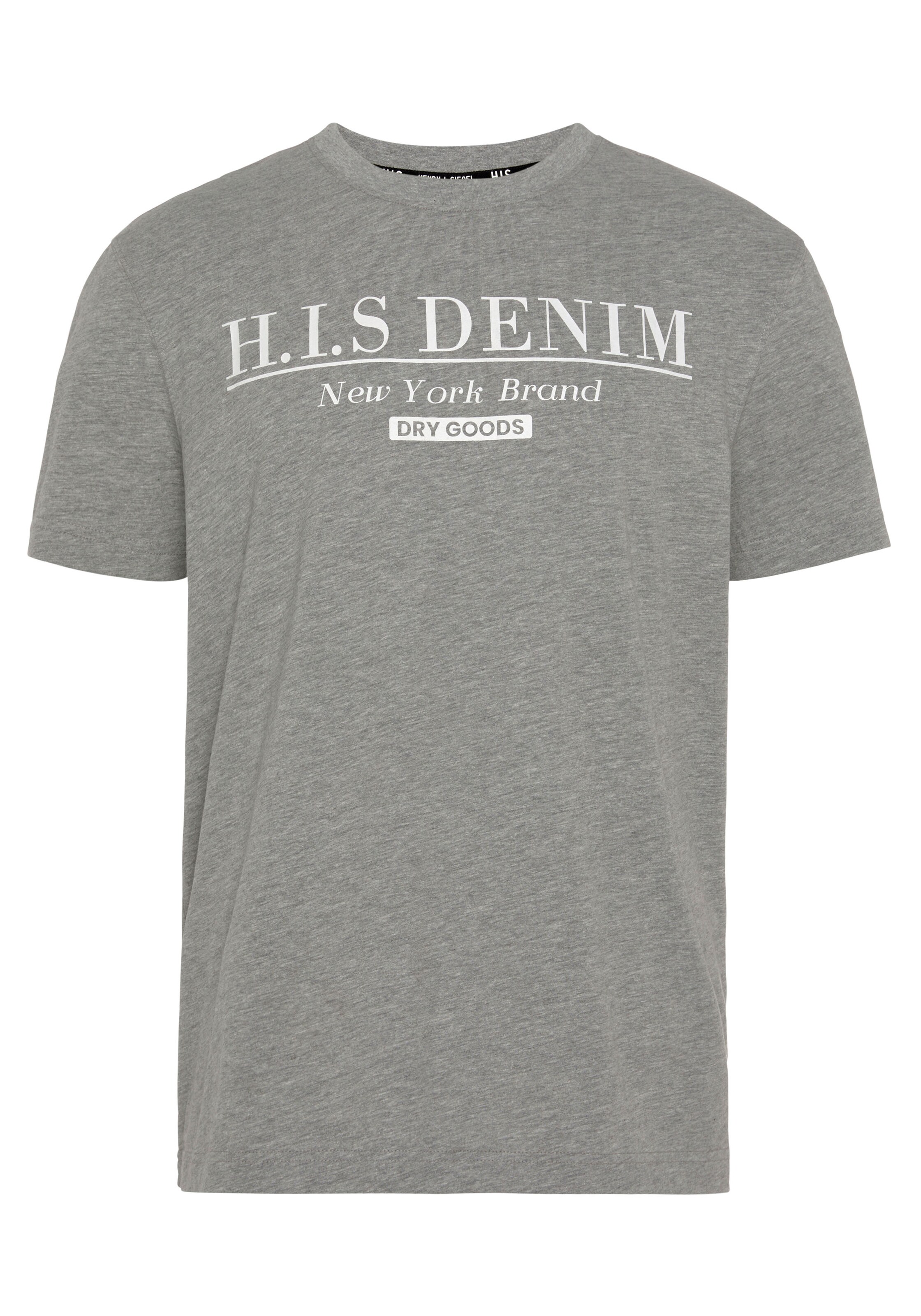 H.I.S Shirt in Grey: front