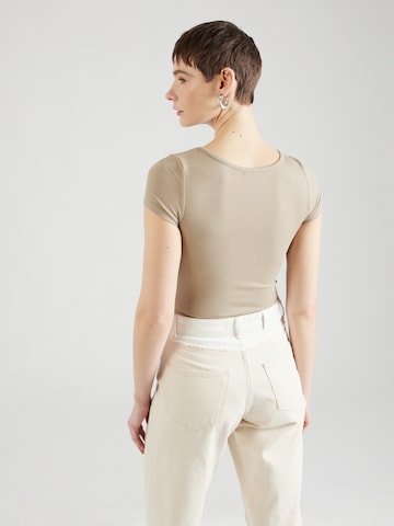 AÉROPOSTALE Shirt Bodysuit in Beige