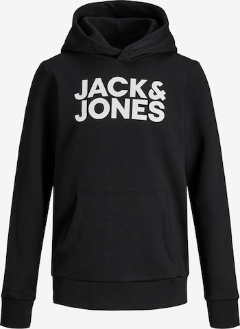 juoda Jack & Jones Junior Standartinis modelis Megztinis be užsegimo: priekis