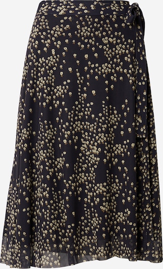 SOAKED IN LUXURY Jupe 'Katrina' en beige / bleu nuit / jaune, Vue avec produit
