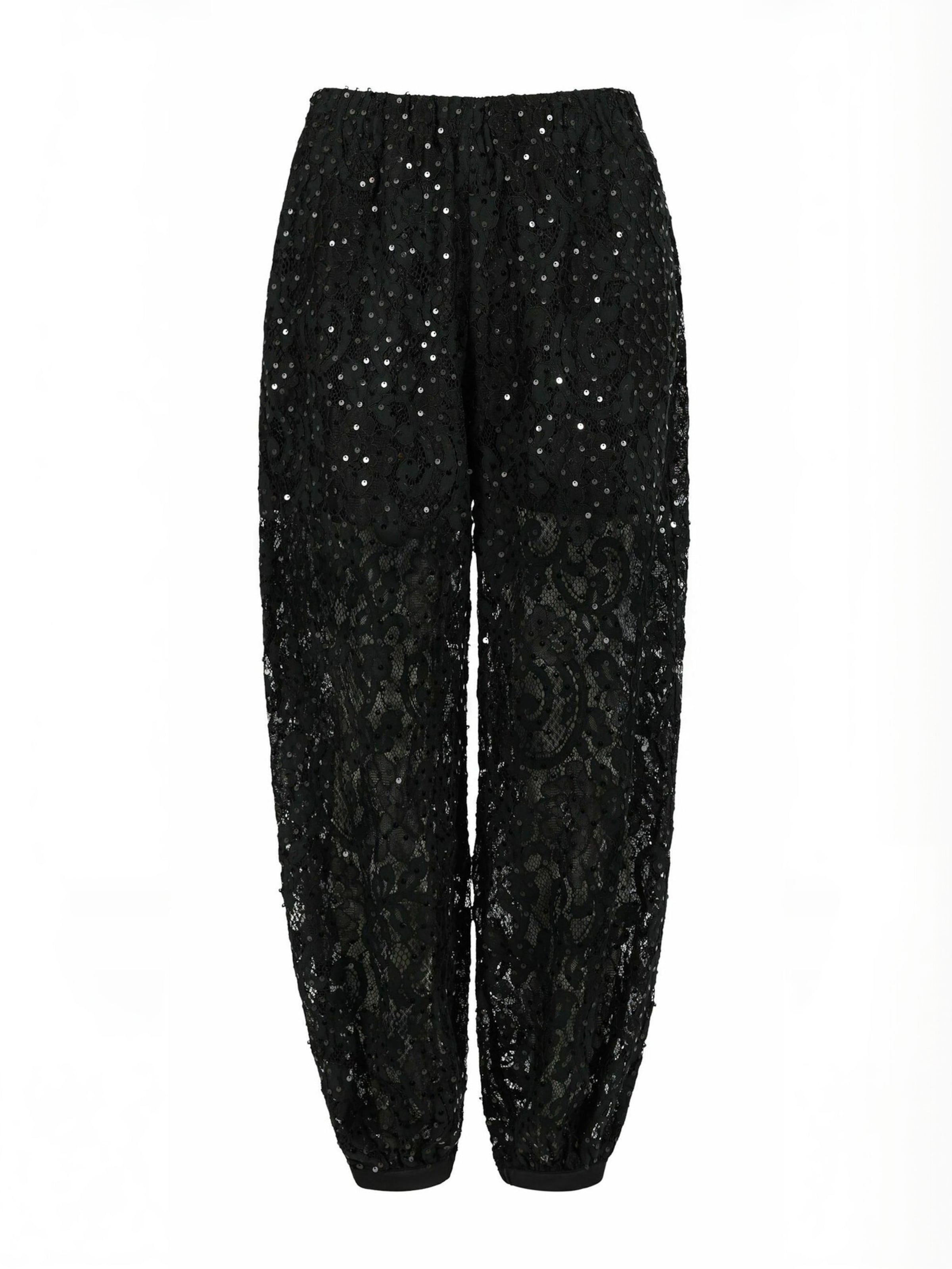 Coster Copenhagen - regular Pantalón ' Ballon ' en negro: frente