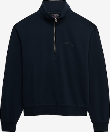 Sweat-shirt 'Essential' Superdry & Co en bleu : devant