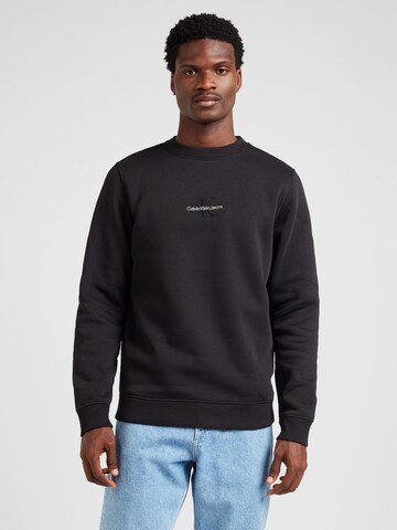 Calvin Klein Jeans Sweatshirt i sort: forside