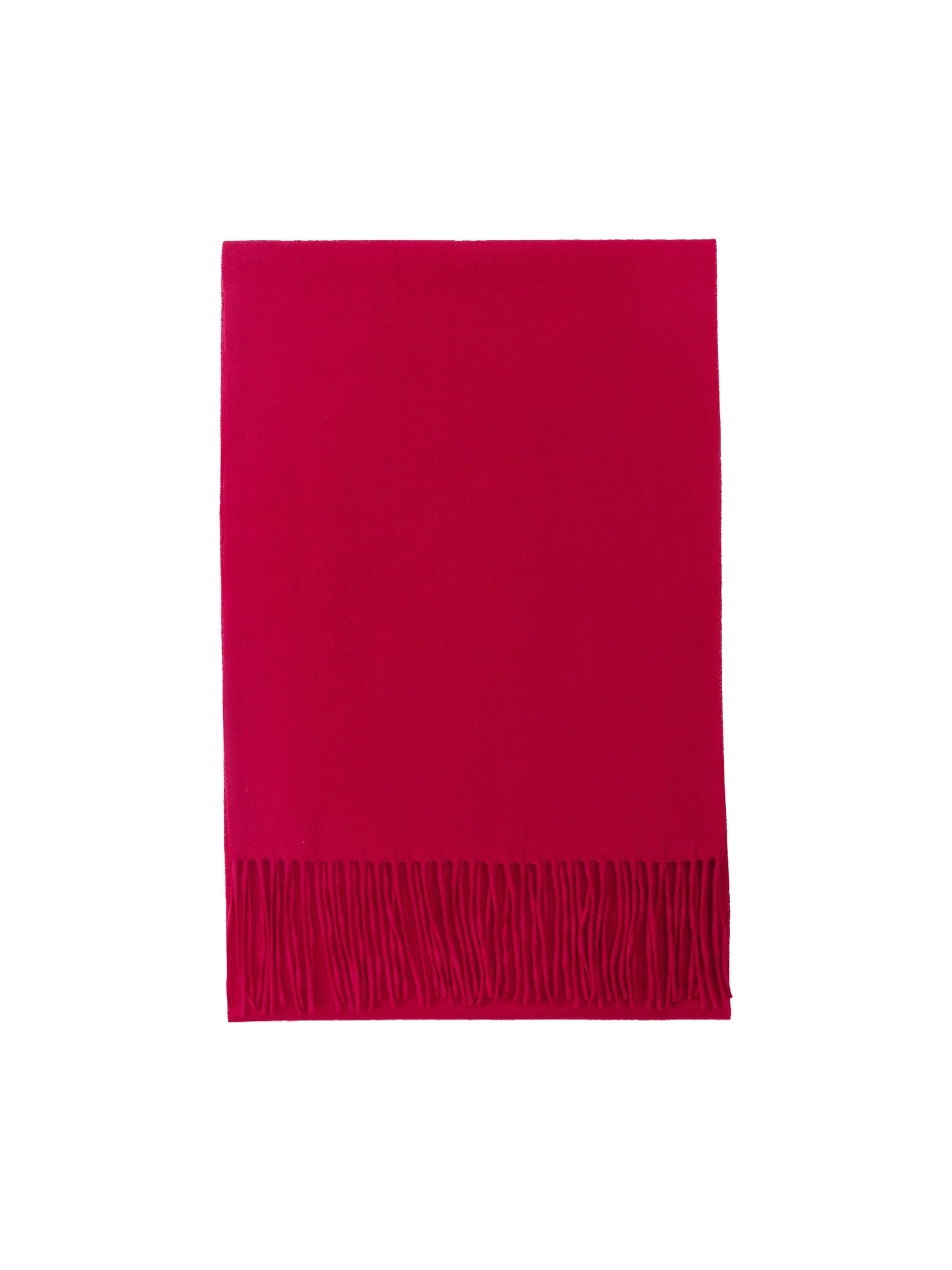 GOBI Cashmere Sjaal 'Unisex Cashmere Fringed Scarf' in Roze: voorkant