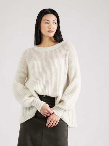 BOSS Black Sweater 'Fuoline' in White: front