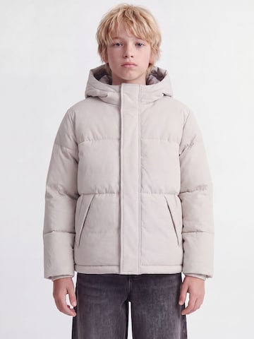 Jack & Jones Junior - Chaqueta de invierno en gris: frente