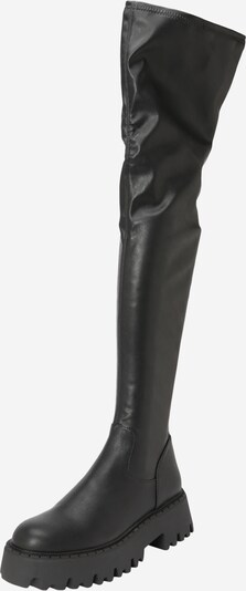 STEVE MADDEN Overknee laarzen 'OUTSOURCE' in de kleur Zwart, Productweergave