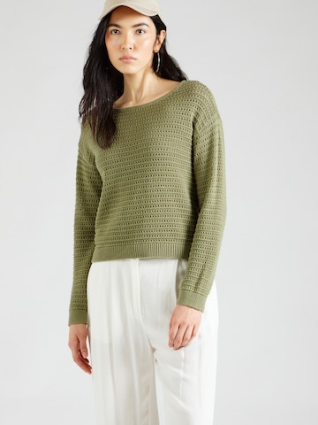 VILA Sweater 'BELLISINA' in Green: front