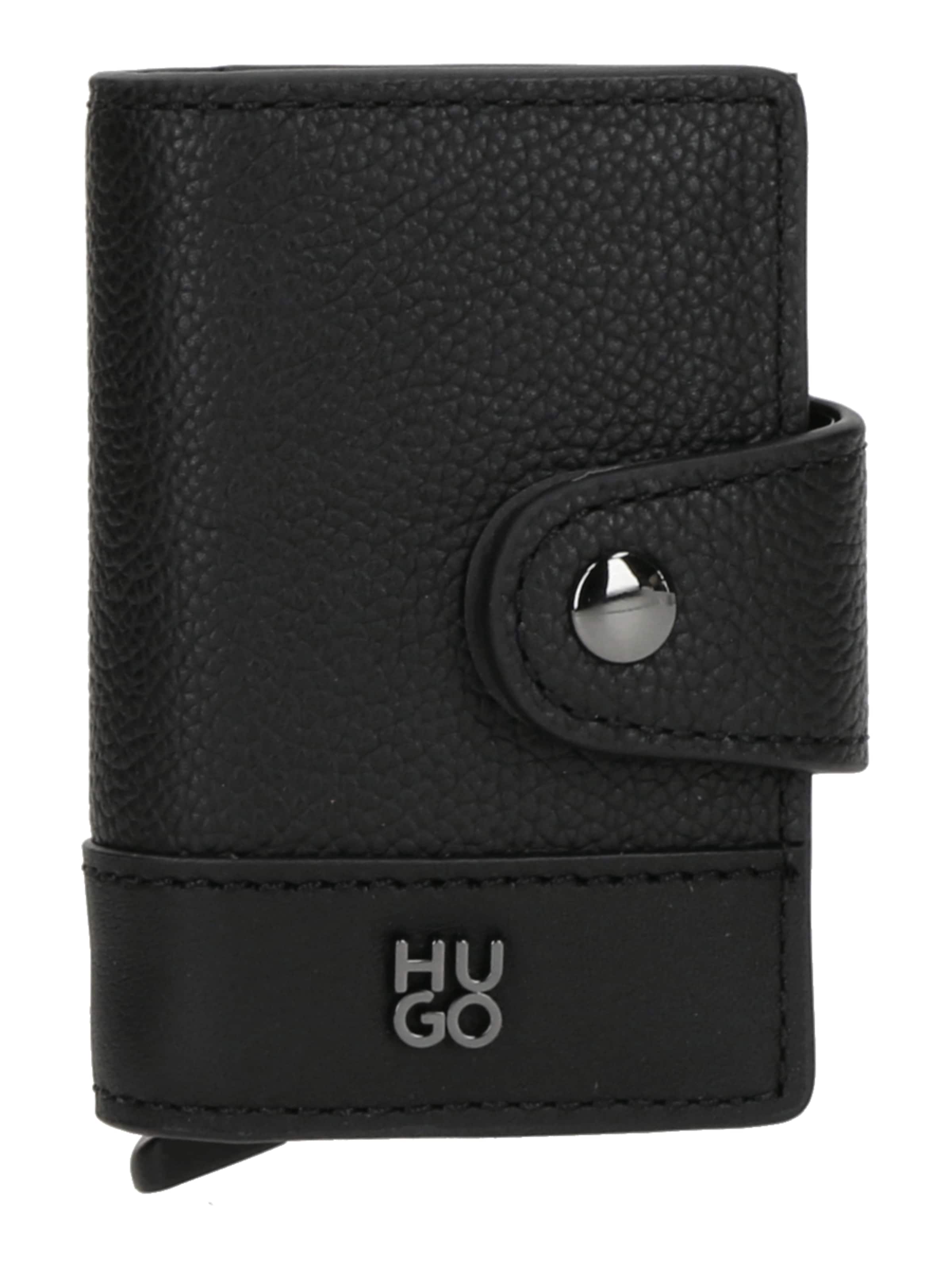 HUGONovčanik 'Quantic Secrid' - crna boja: prednji dio