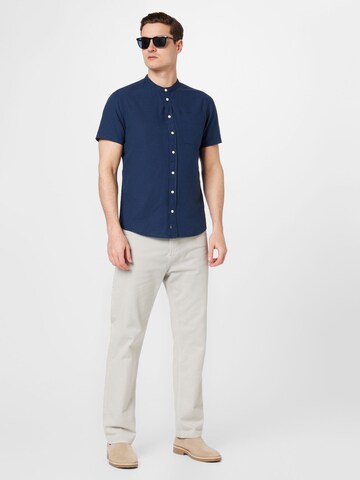 BLEND - Regular Fit Camisa em azul