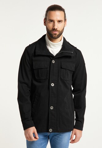 DreiMaster Vintage Between-Season Jacket in Black: front