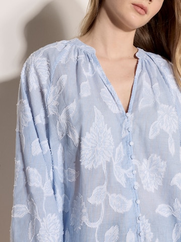 Chemisier ' ' Apricot en bleu