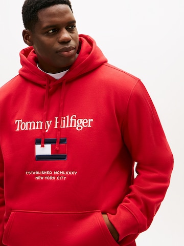 Felpa di Tommy Hilfiger Big & Tall in rosso