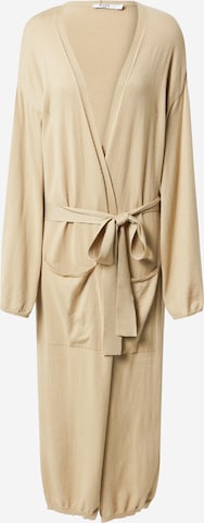 NA-KD Lang cardigan i beige: forside