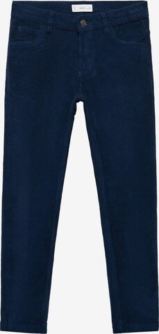 Regular Pantalon 'Borja' MANGO KIDS en bleu : devant