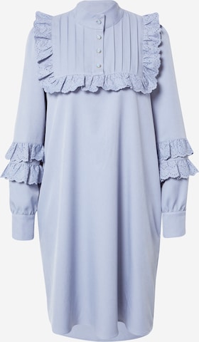 NÜMPH Shirt Dress 'CHARLIZE' in Blue: front