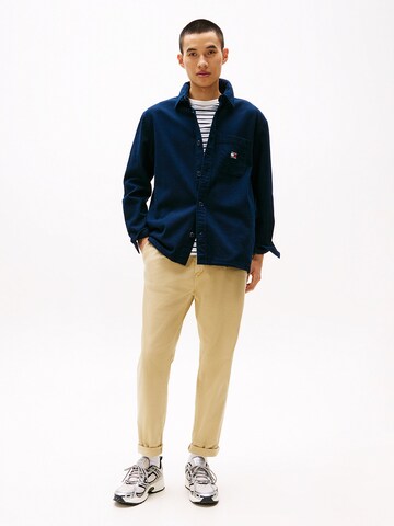 Tommy Jeans Comfort fit Overhemd in Blauw