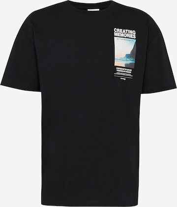 T-Shirt KnowledgeCotton Apparel en noir : devant