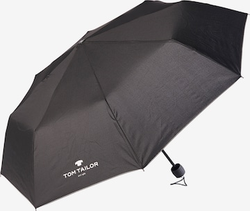 TOM TAILOR Paraplu in Zwart: voorkant