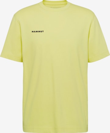 MAMMUT Funktionsshirt in Gelb: Vorderseite