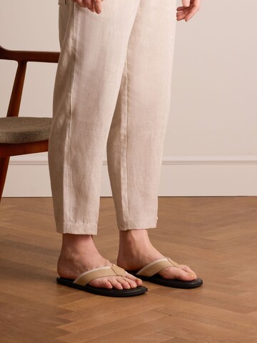 MANFIELD Sandale in Beige: Vorderseite