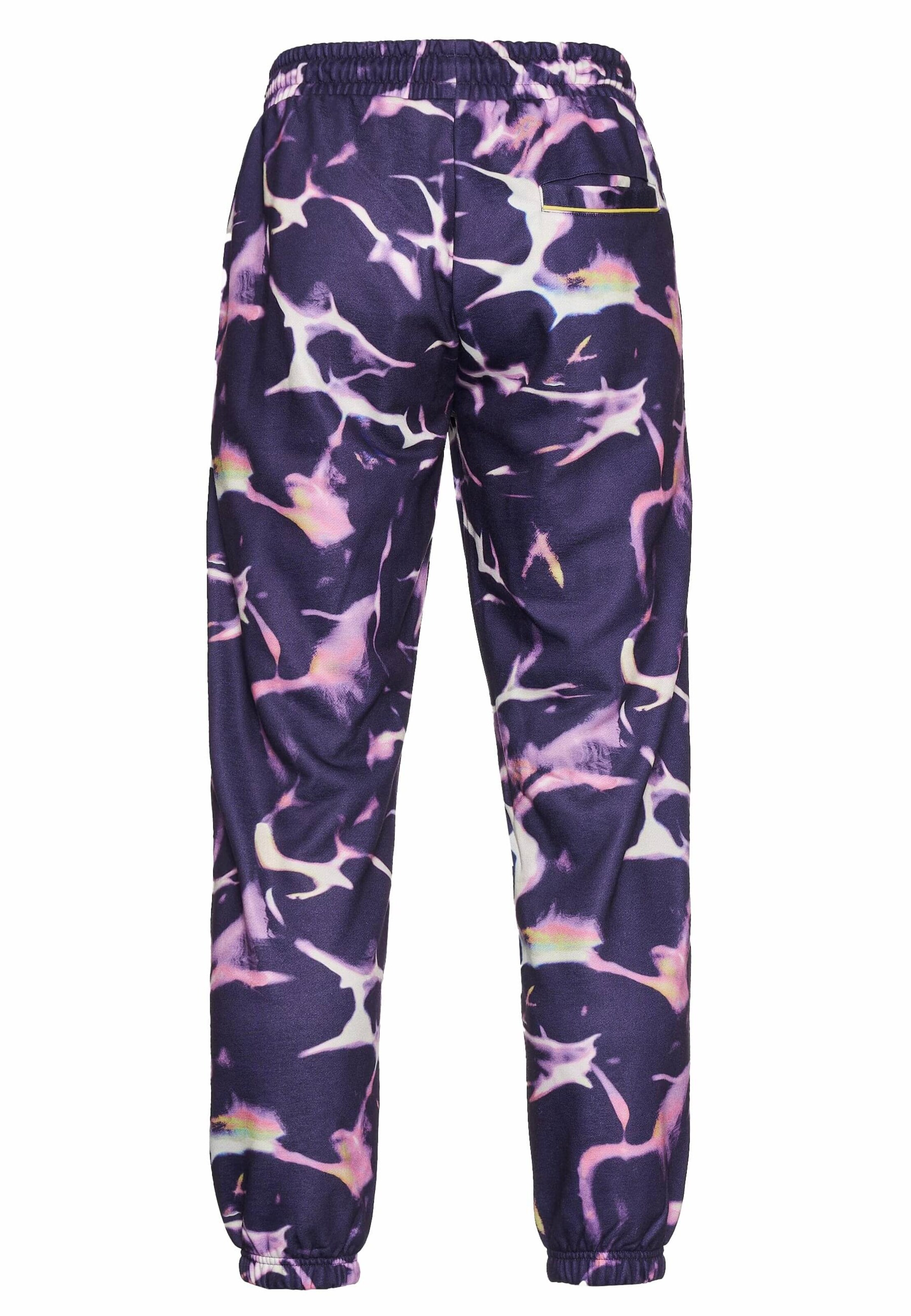 Just Rhyse Zúžený Kalhoty 'Just Rhyse Reflections' – fialová