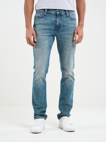 BIG STAR Slimfit Jeans ' MARTIN ' in Blauw: voorkant