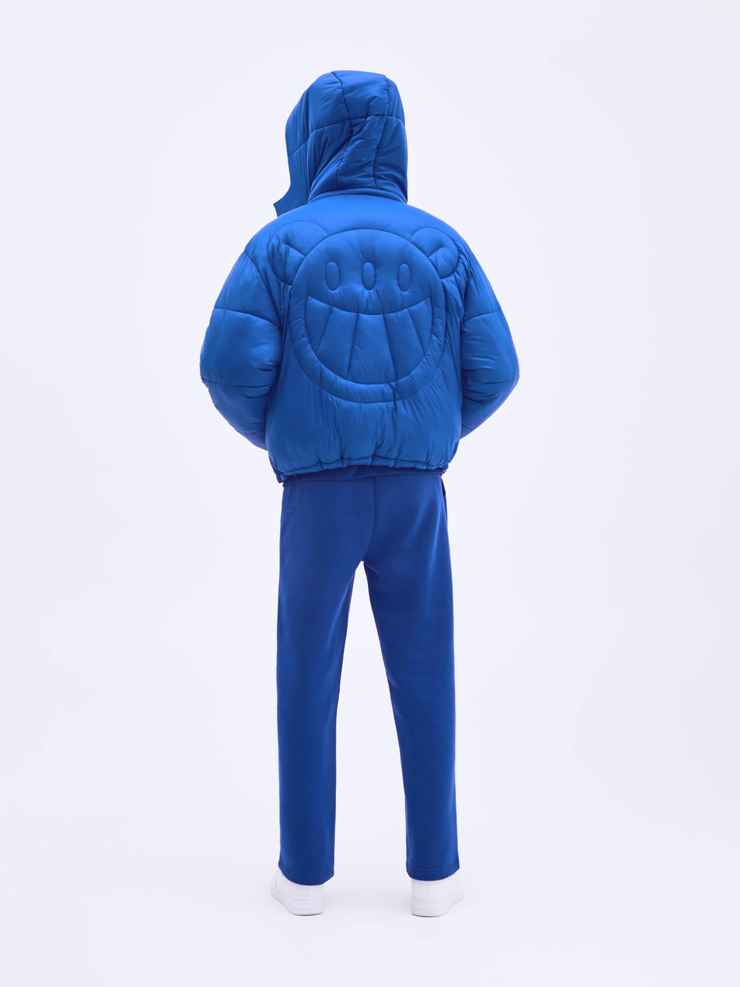 Cobalt blue winter coat deals