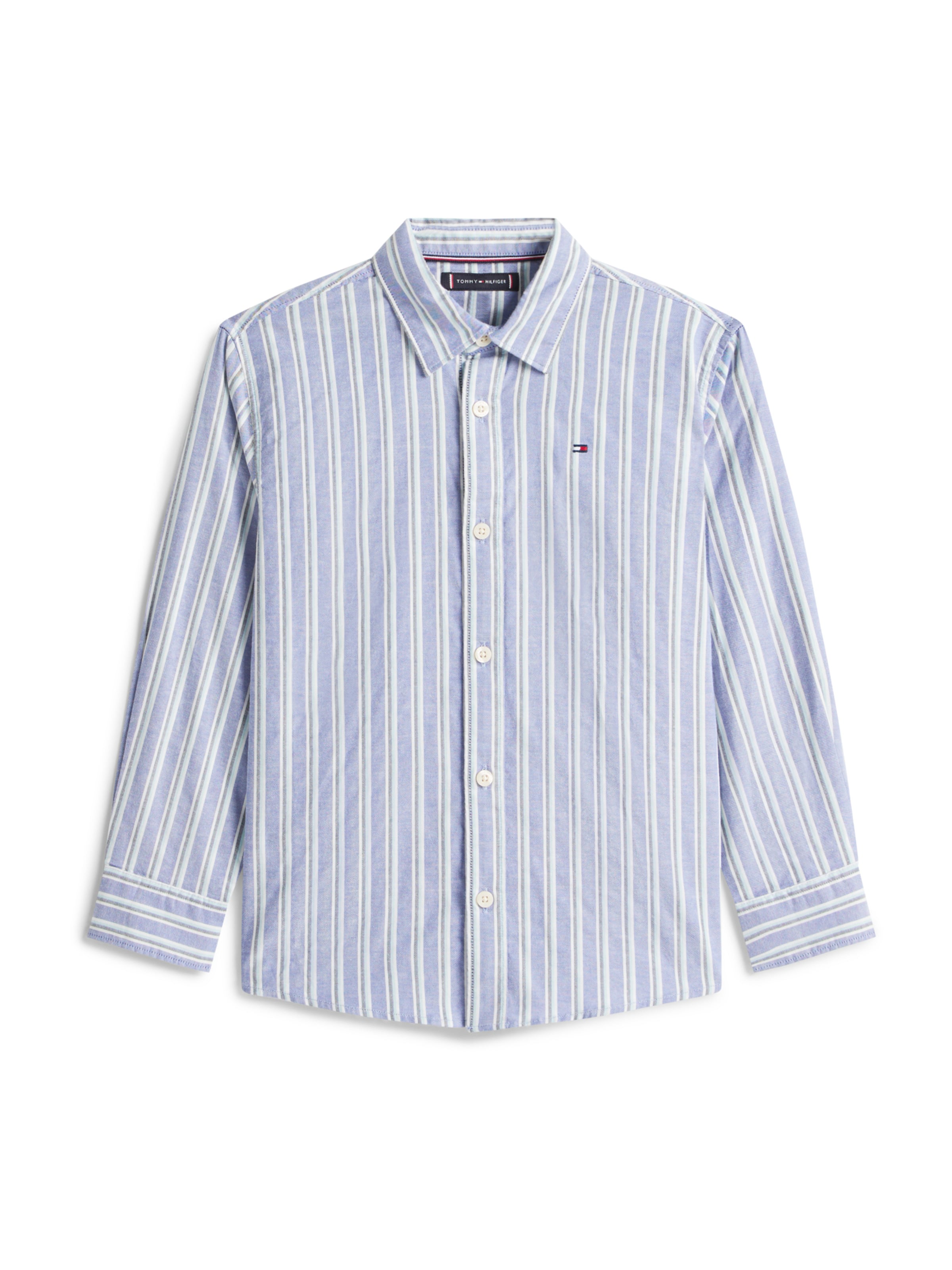 TOMMY HILFIGER Regular fit Πουκάμισο &#x27;FLEX&#x27; σε μπλε: μπροστά