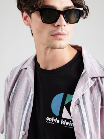 juoda Calvin Klein Jeans Marškinėliai
