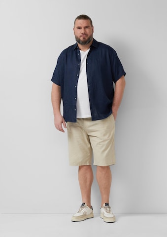 Regular Pantalon ' DETROIT ' s.Oliver en beige : devant