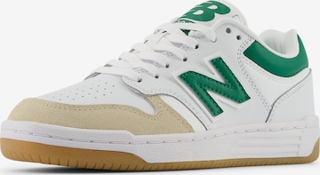 Baskets basses '480' new balance en blanc : devant