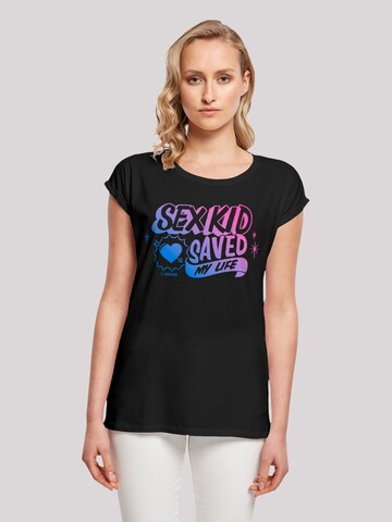 F4NT4STIC Shirt 'Sex Education Sex Kid Blend Netflix TV Series' in Black: front