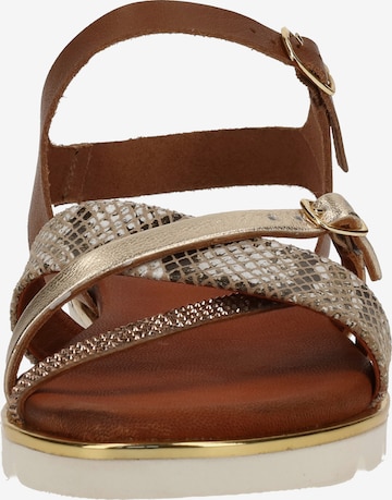 SPM Strap Sandals in Brown