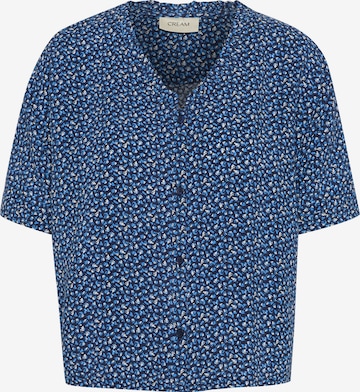 Chemisier 'Tiah' Cream en bleu : devant