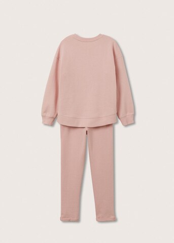 MANGO KIDS Sweatsuit in Pink